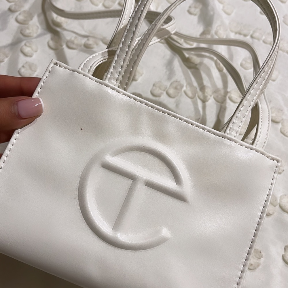 White telfar bag